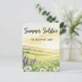 Summer Solstice Briefkaart (Staand voorkant)