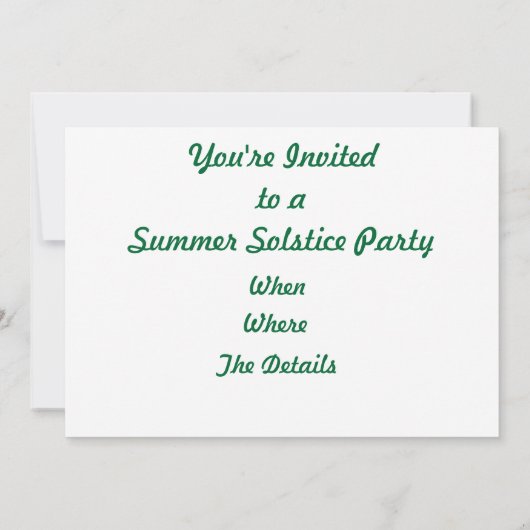 Summer Solstice Kaart (Achterkant)