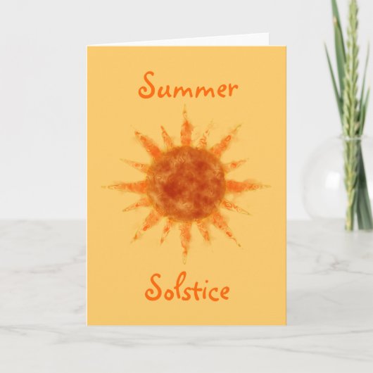 Summer Solstice Kaart (Voorkant)