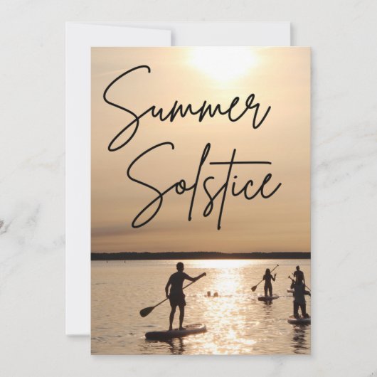Summer Solstice party Invitation (Devant)