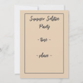 Summer Solstice party Invitation (Dos)