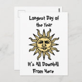 Summer Solstice Poem Briefkaart (Voorkant / Achterkant)