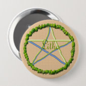 Summer Solstice Ronde Button 4,0 Cm (Voorkant /achterkant)