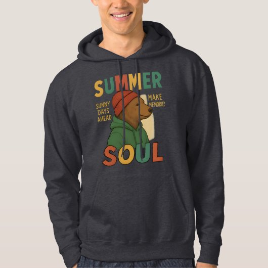 Summer Soul Bear Hoodie (Voorkant)