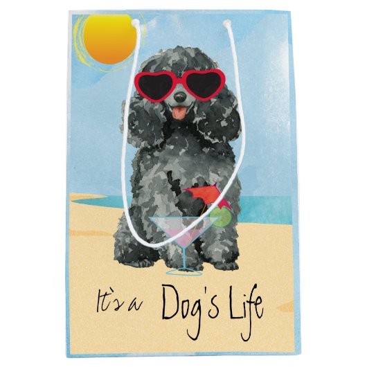 Summer Speelgoed Poodle Medium Cadeauzakje (Voorkant)