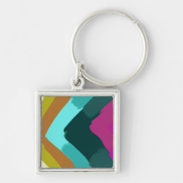 Summer Splash Color Wave Keychain
