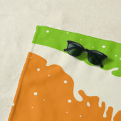 Summer Splash nom personnalisé serviette de plage (En situation)