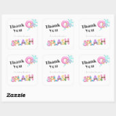 Summer Splash Teacher Dank u Sticker (Vel)