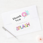 Summer Splash Teacher Dank u Sticker (Envelop)