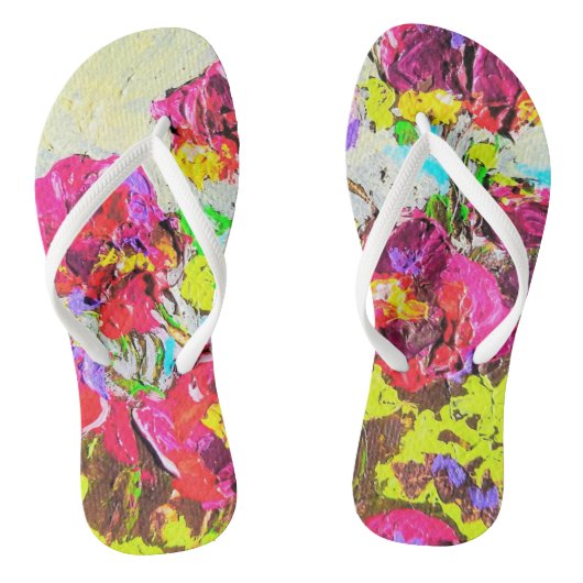 Summer Splash Women's Size 7 Teenslippers (Voetbed)