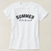 Summer State of Mind; Minimalist Summer Vibes  T-shirt (Design voorkant)