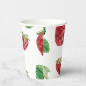 Summer Strawberry Baby shower spel Papieren Bekers (Rechts)