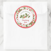 Summer Strawberry Jam Canning Label (Tas)