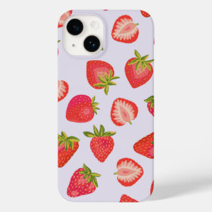 Summer Strawberry Pattern Case-Mate iPhone 14 Hoesje