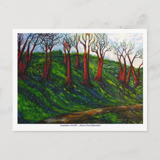 Summer Stroll POST CARD Briefkaart (Voorkant)