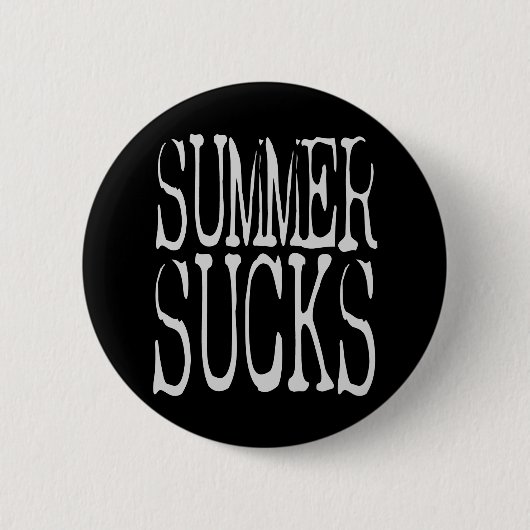 Summer Sucks Ronde Button 5,7 Cm (Voorkant)