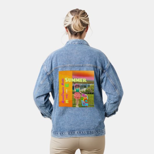 Summer Suite Denim Jacket (Model)