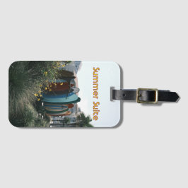 Summer Suite Surfboards & Palm Trees Bagagelabel