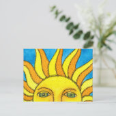 Summer Sun Briefkaart (Staand voorkant)