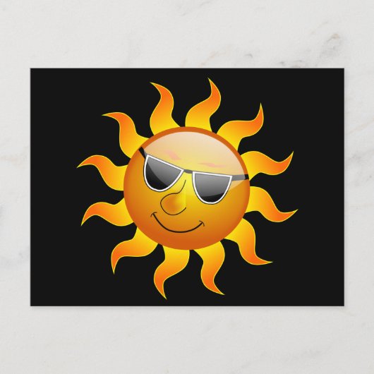Summer Sun grappig Briefkaart (Voorkant)