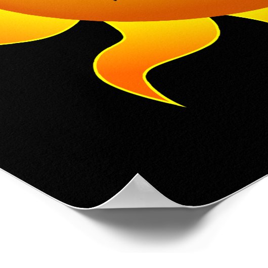 Summer Sun grappig Poster (Hoek)