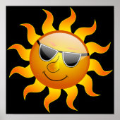 Summer Sun grappig Poster (Voorkant)