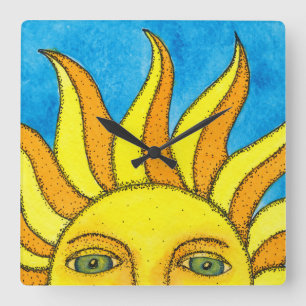 Summer Sun Wall klok