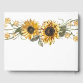 Summer Sunflower Wedding Gastenboek (Achterkant)