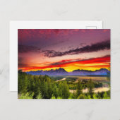Summer Sunset at Snake River Overlook Briefkaart (Voorkant / Achterkant)