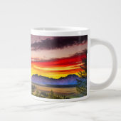 Summer Sunset at Snake River Overlook Extra Grote Beker (Rechts)