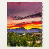 Summer Sunset at Snake River Overlook Planner (Achterkant)