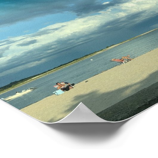 Summer Sunset Beach, Cape Cod Poster (Coin)