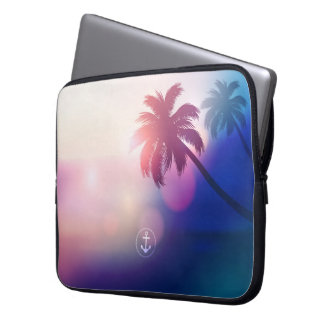 Summer Sunset Beach Laptop Sleeve