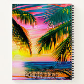 SUMMER SUNSET. NOTITIEBOEK (Achterkant)