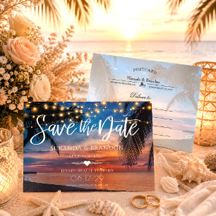 Summer Sunset Palm Beach Enregistrer les cartes de