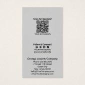 Summer Sunset Portrait Format Cadeaubon Visitekaartje (Achterkant)