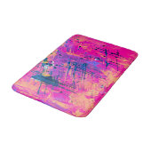 Summer Sunset Splatter Paint Abstract Badmat (Gekanteld)
