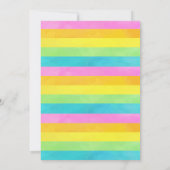 Summer Sunshine Anniversaire Fête Invitation (Dos)