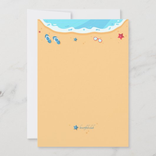Summer Sunshine Kaart (Achterkant)