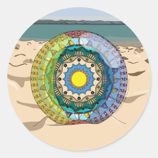 Summer Sunshine Sticker (Voorkant)