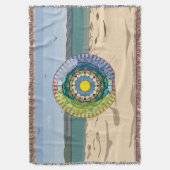 Summer Sunshine Throw Blanket Deken (Voorkant Verticaal)