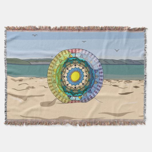 Summer Sunshine Throw Blanket Deken (Voorkant)