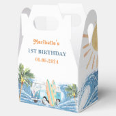 Summer Surf Birthday Party Bedankdoosjes (Geopend)