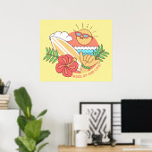 Summer Surfer poster (Thuiskantoor)