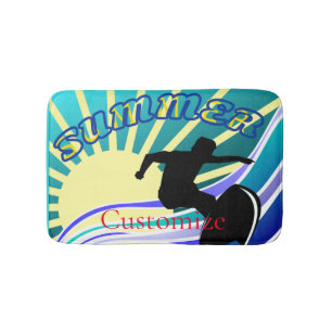 Summer Surfing Fun Thunder_Cove Badmat