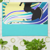 Summer Surfing Fun Thunder_Cove Theedoek (Gevouwen)