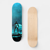 Summer Surfing Grunge Style Skateboard (Voorkant)