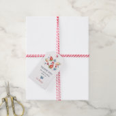 Summer Sweet Berry Birthday Dank je Label Cadeaulabel (Met Touw)
