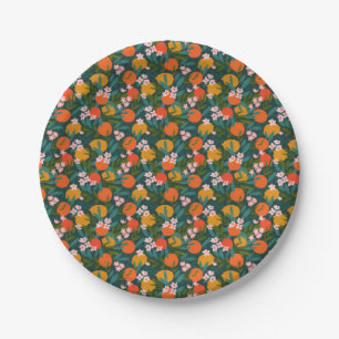Summer Sweet Greenery Sinaasappels Lemons Garden Papieren Bordje