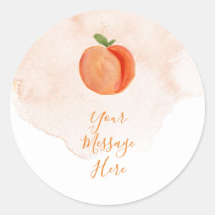 Summer Sweet Little Peach bericht Sticker